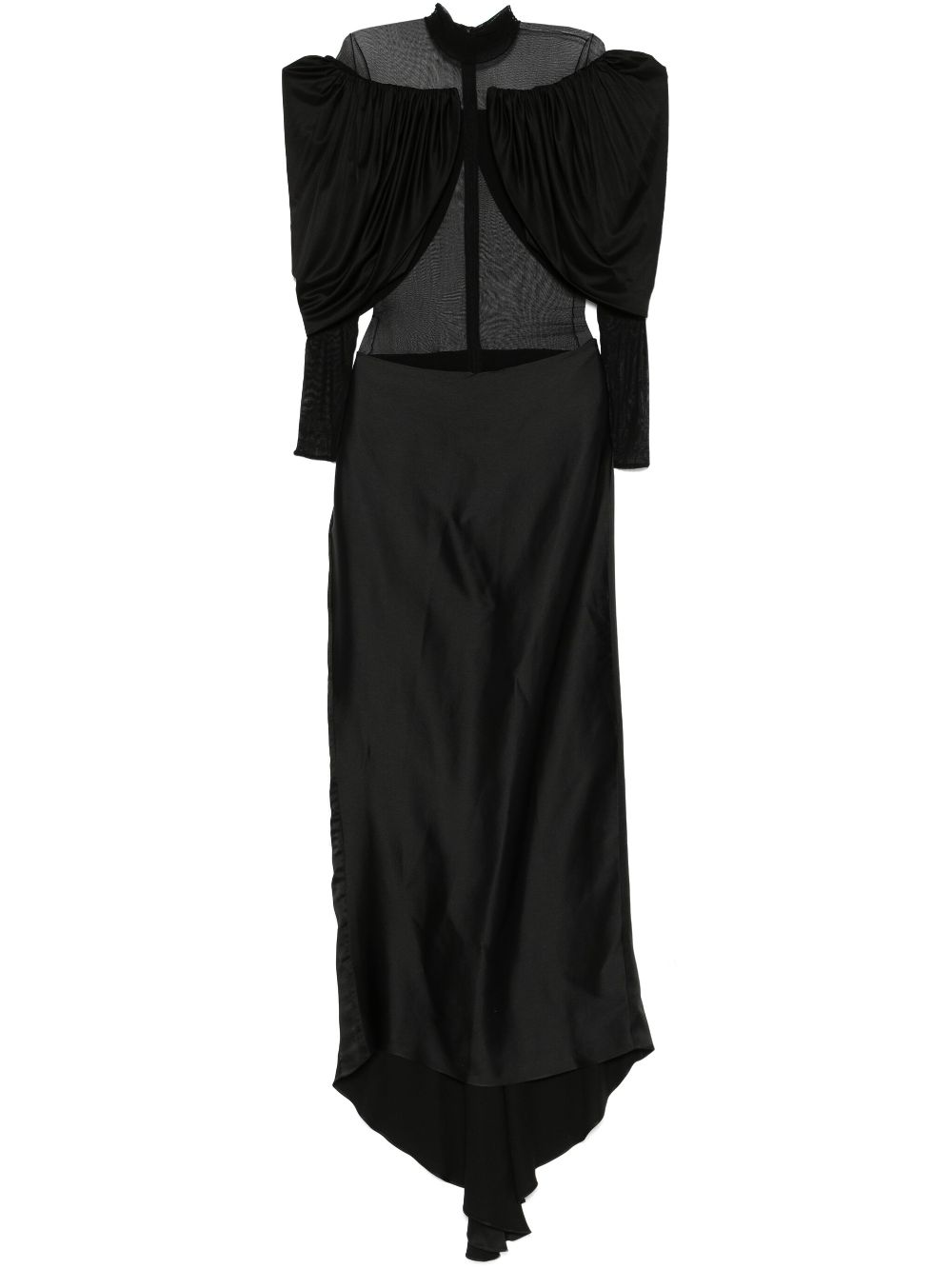 Burc Akyol Caryatid gown - Black