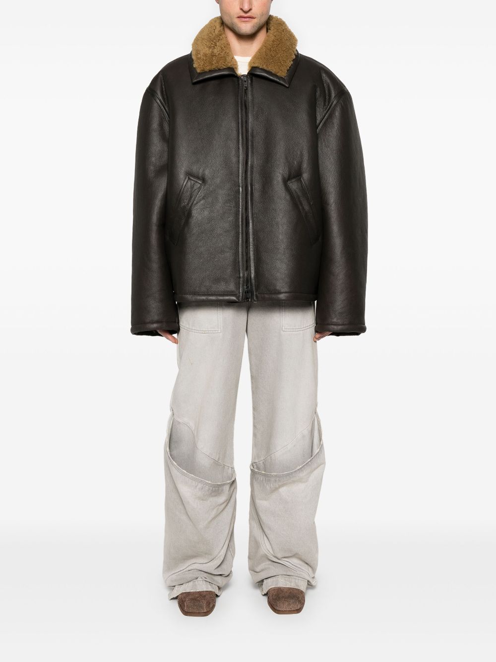 Balenciaga Aviator jacket - Brown