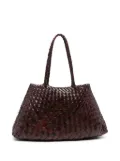 DRAGON DIFFUSION large Santa Croce tote bag - Brown