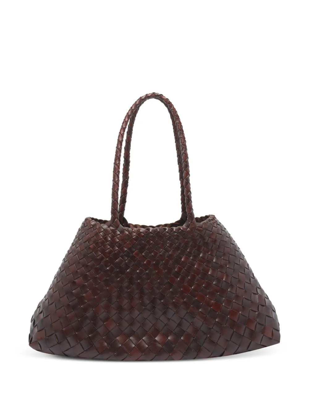 DRAGON DIFFUSION Santa Croce geweven leren shopper Bruin