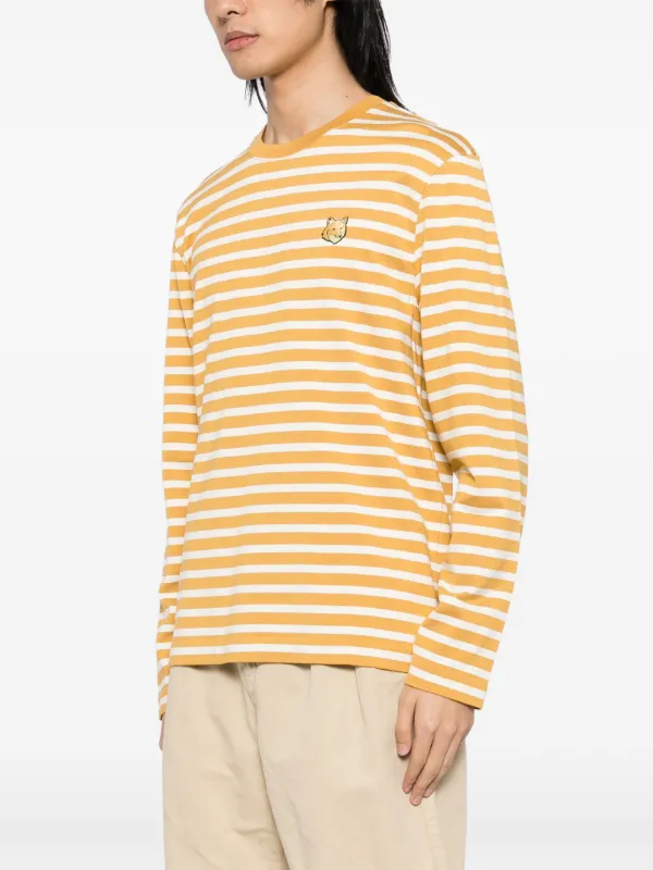 Tシャツ・カットソー MAISON KITSUNE FOX HEAD PATCH REGULAR MARIN TEE SHIRT 4FT502 FOX HEAD PATCH REGULAR TEE-SHIRT | Maison Kitsuné