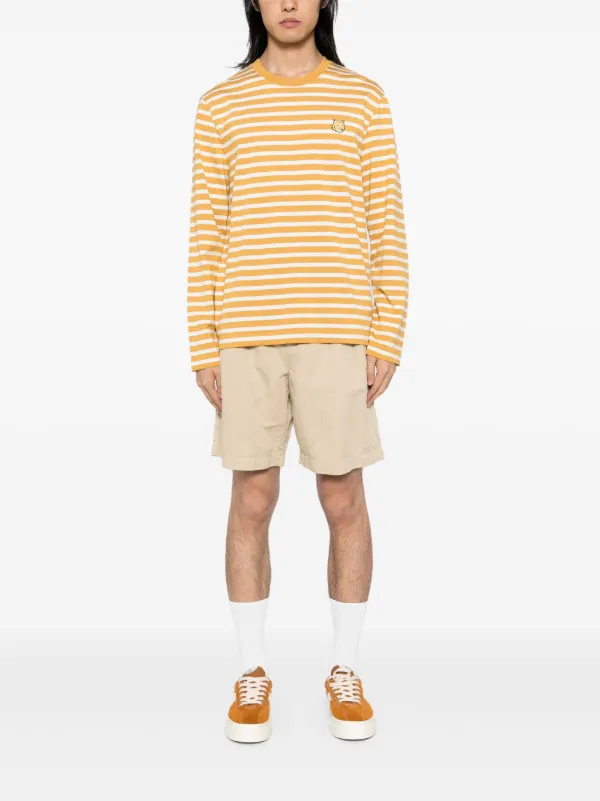 Maison Kitsuné Bold Fox Head Patch Regular Marin T-shirt