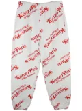Kenzo all-over logo-print track pants - White
