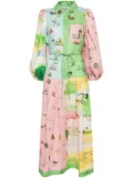 ALEMAIS Jet shirtdress - Blue