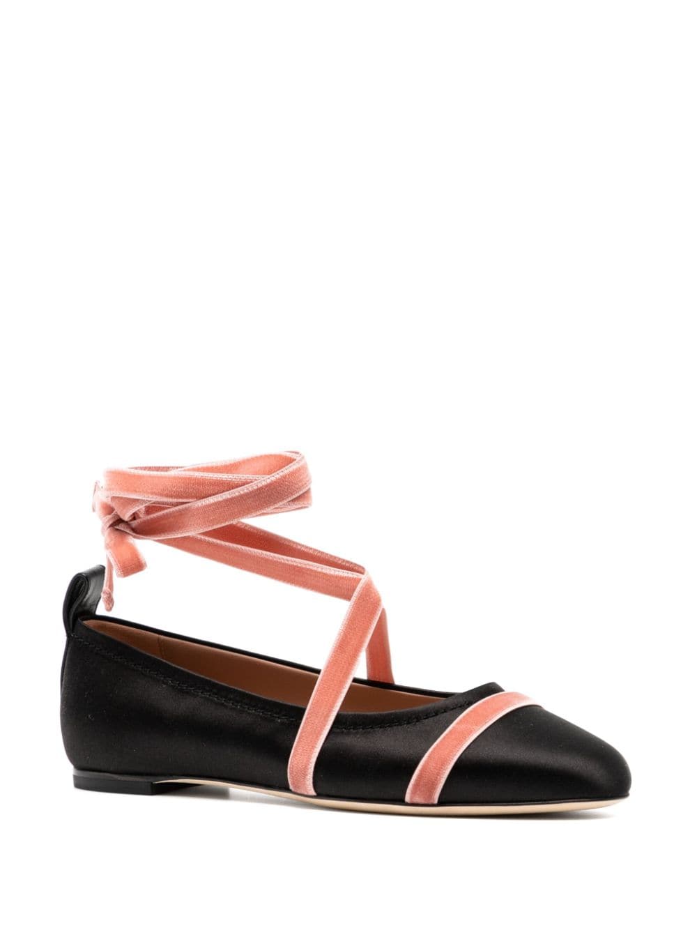 Malone Souliers Spencer ballerina's - Zwart