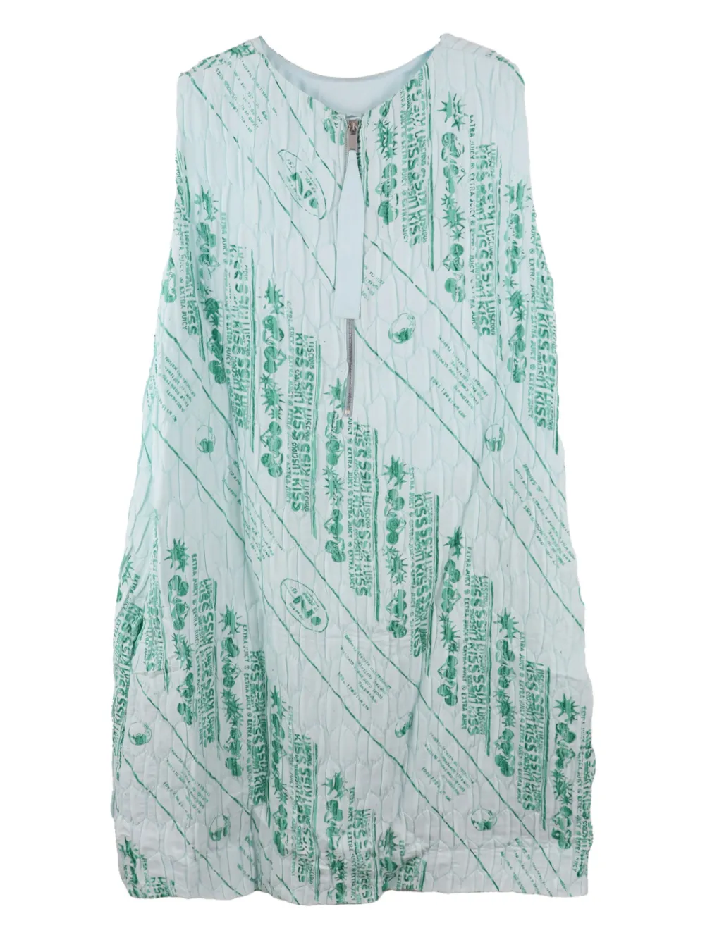 Jil Sander Jurk met grafische print - Groen
