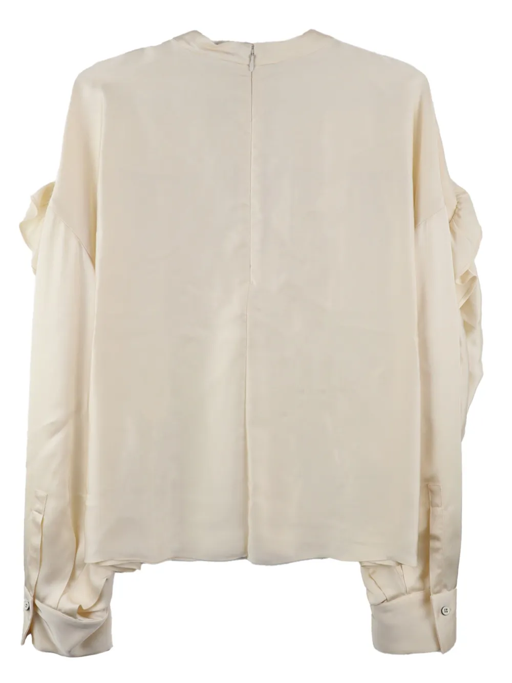 Jil Sander Top met ruches - Beige