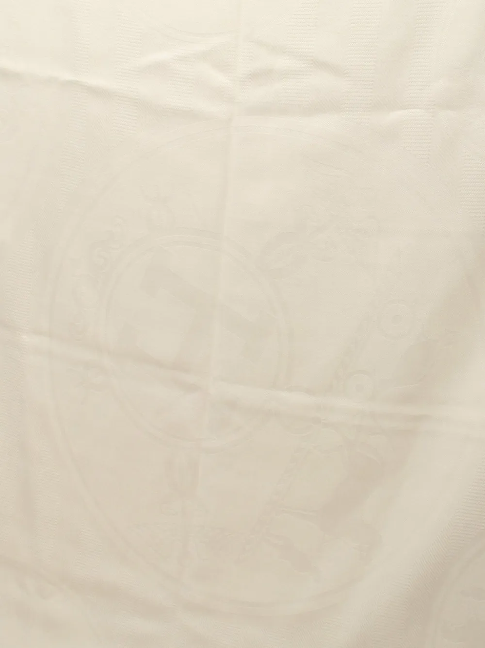Hermès Pre-Owned 2010s New Libris Stall scarf - Beige