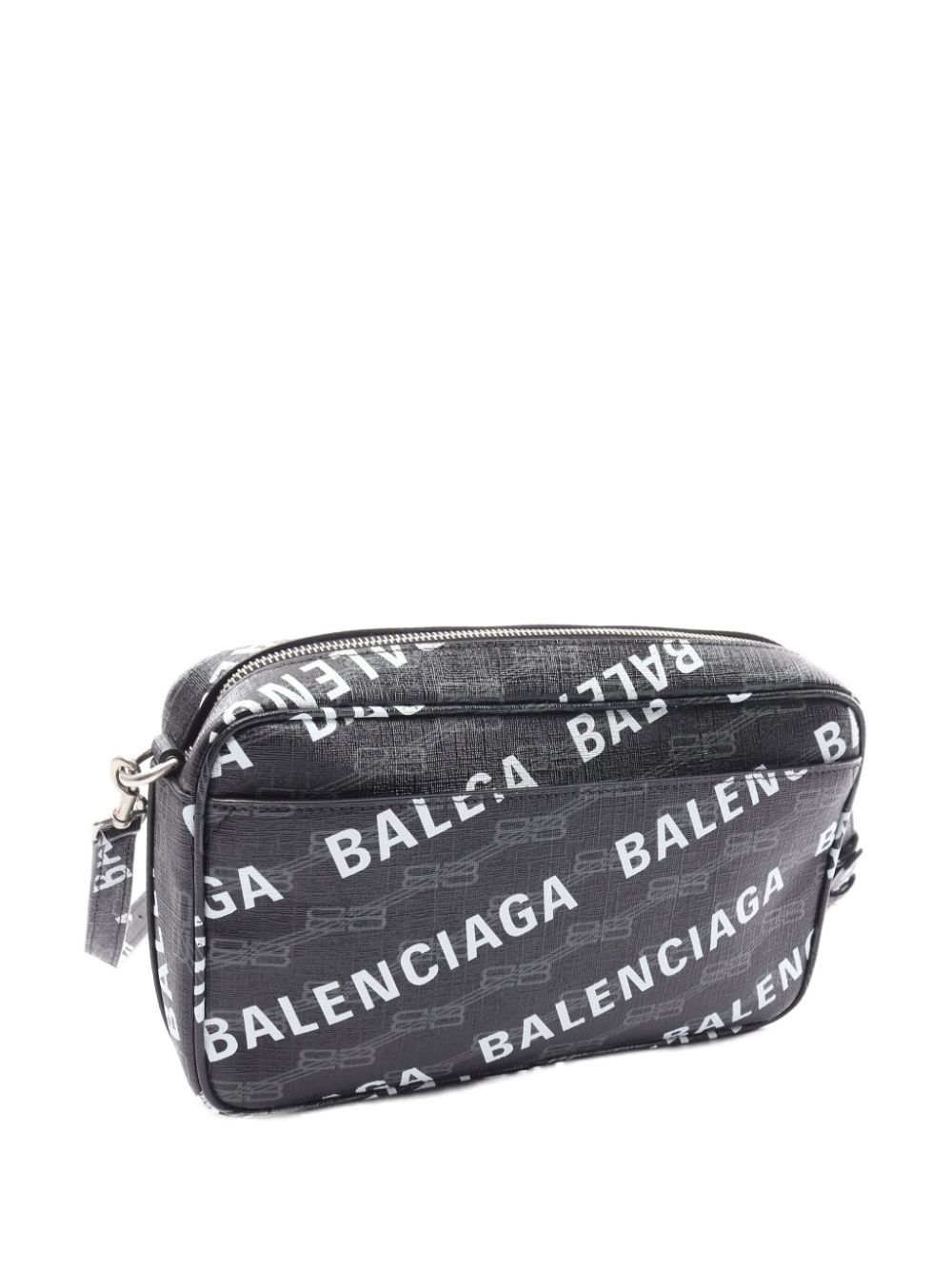 Balenciaga Pre-Owned 2010 medium schoudertas met BB monogram - Zwart