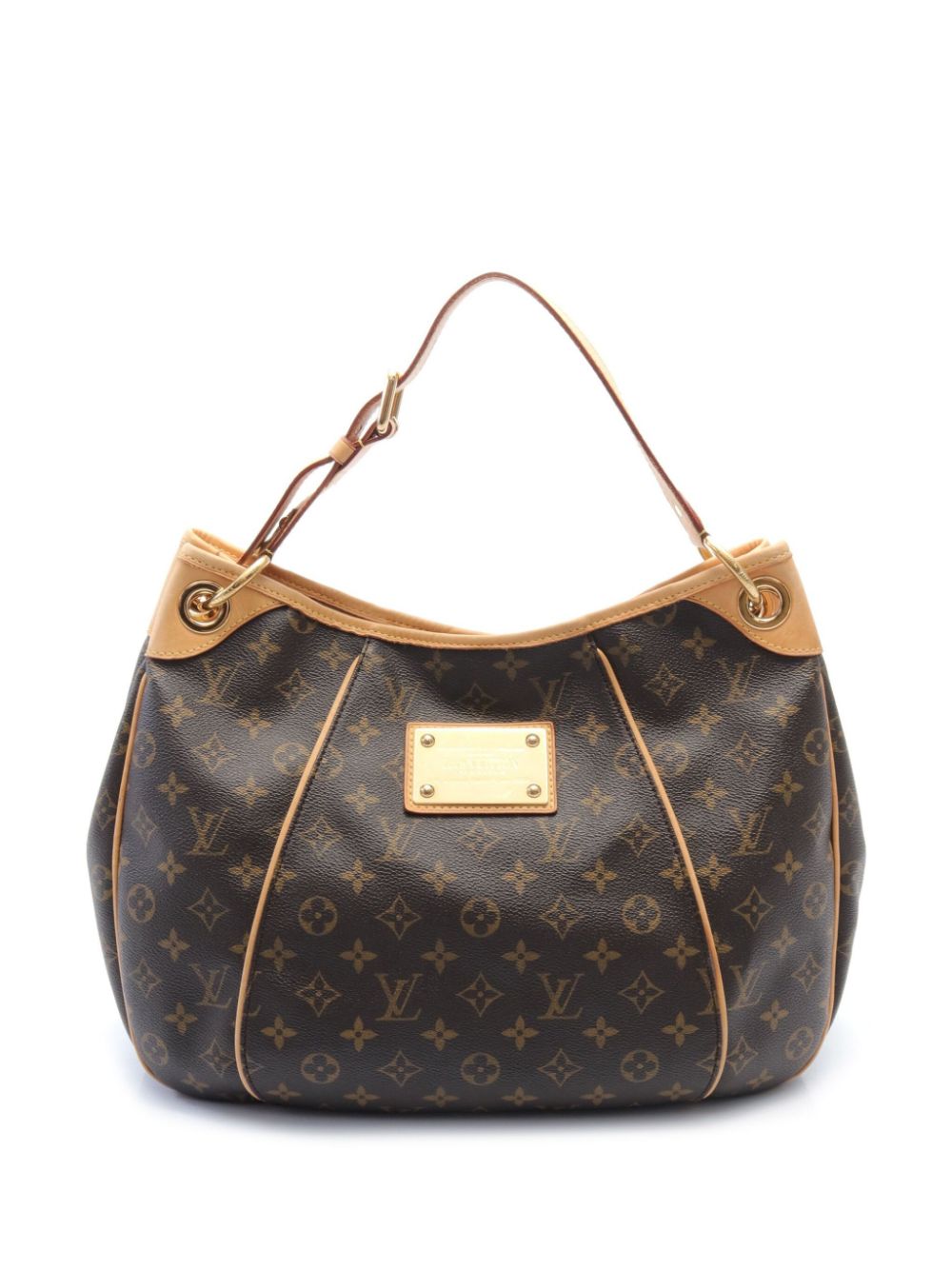 Louis Vuitton Pre-Owned 2009 Galliera PM schoudertas met monogram Bruin