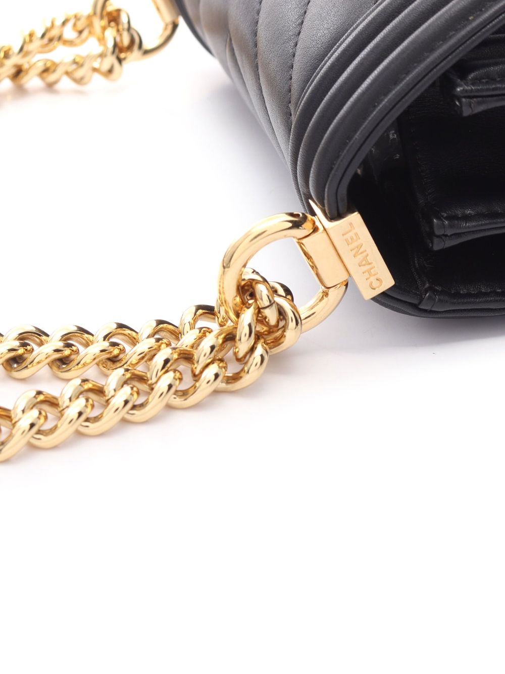 Cheap HOT SALE CHANEL 2019 Boy Chanel V-stitch chain shoulder bag Women