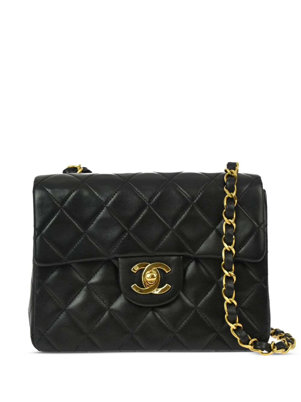 CHANEL Pre-Owned 1995 mini Square Flap shoulder bag – Black