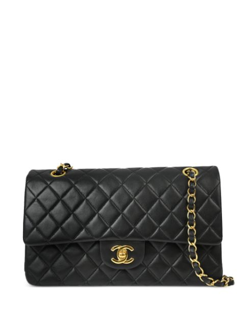 HOT SALE CHANEL 1998 medium Double Flap shoulder bag Women