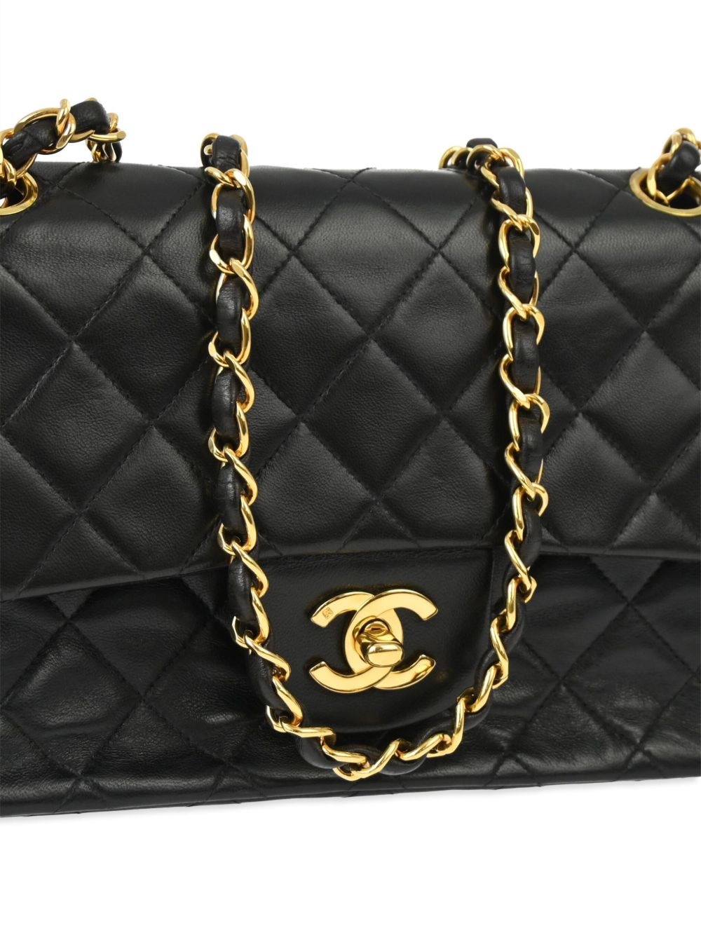 Affordable HOT SALE CHANEL 1992 small Double Flap shoulder bag Women