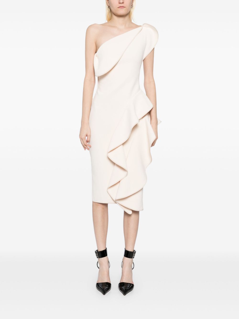 Maticevski Rhythm dress - Beige