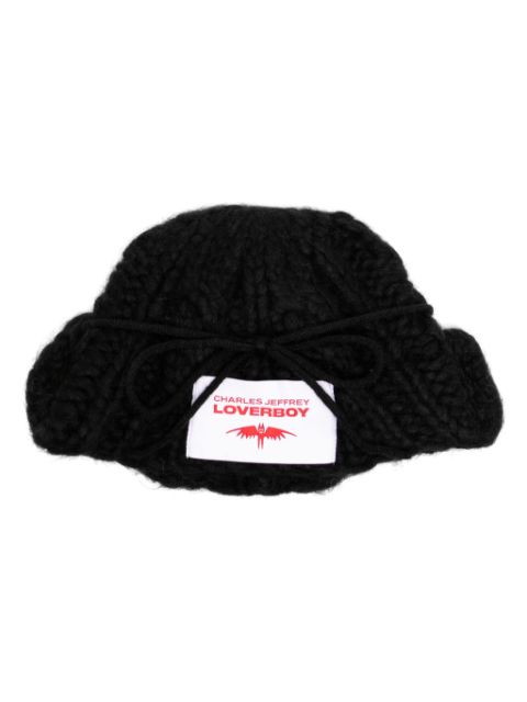 Charles Jeffrey Loverboy chunky aviator beanie