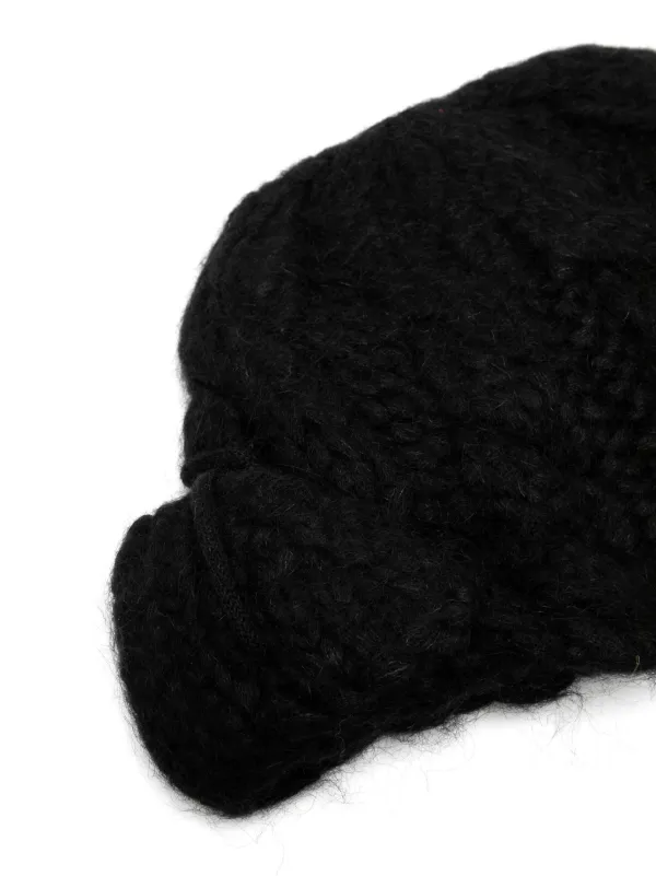 Charles Jeffrey Loverboy Chunky Beanie | Black | FARFETCH