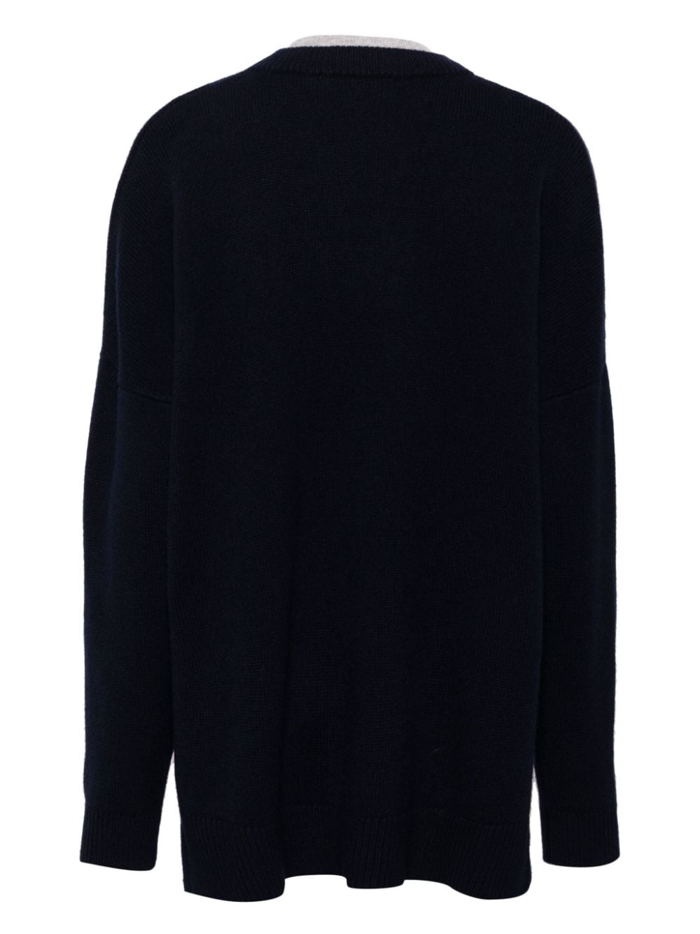 Shop Enföld Panelled Jumper In Blue