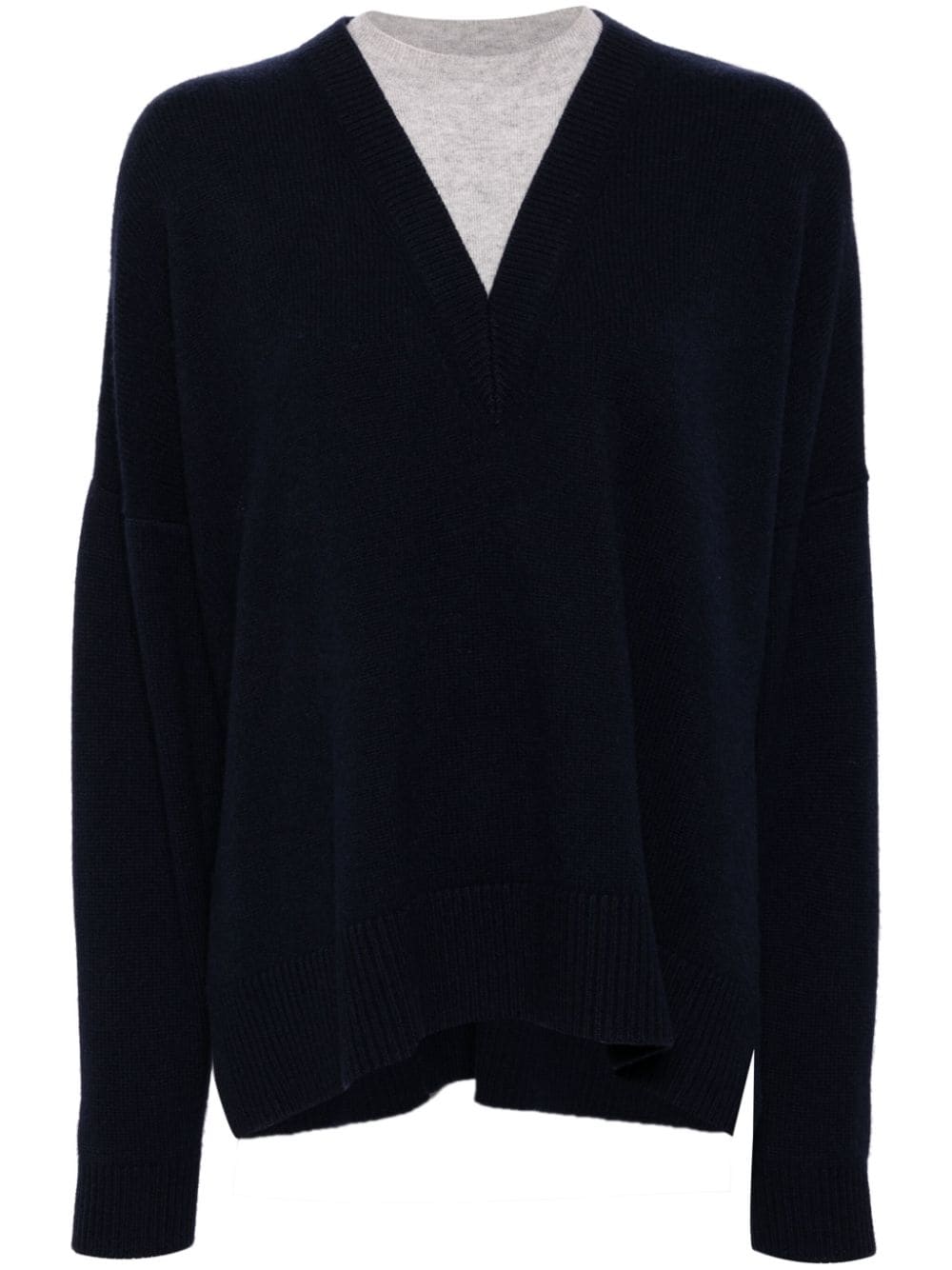 Shop Enföld Panelled Jumper In Blue