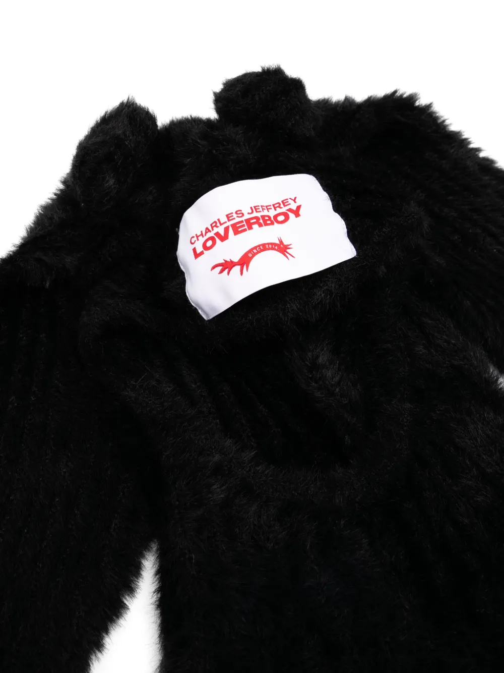 Charles Jeffrey Loverboy Ribgebreide bivakmuts - Zwart