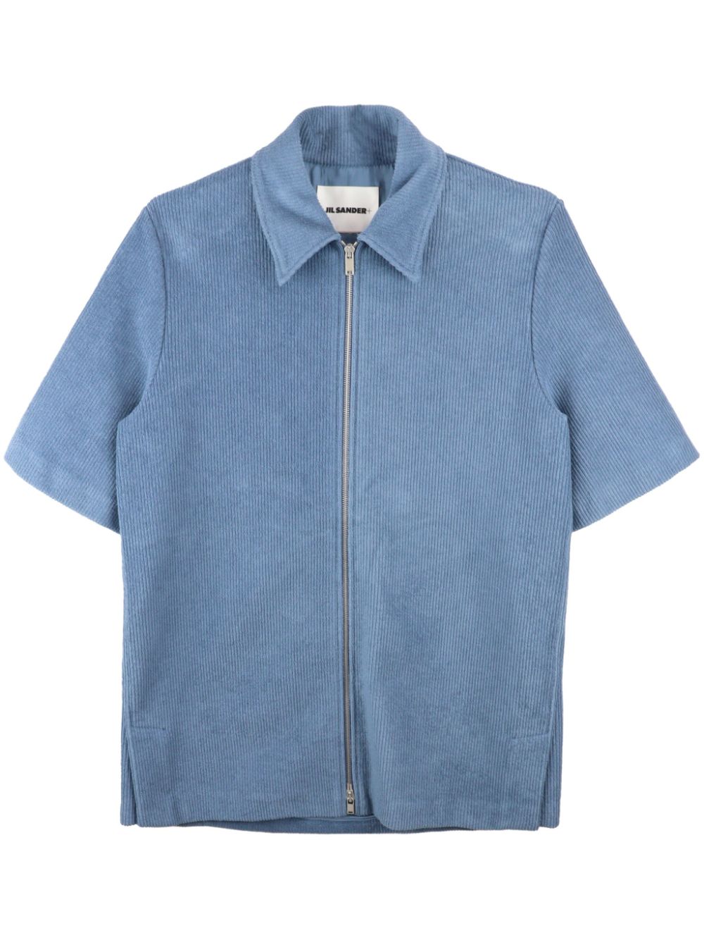 Jil Sander zip-up shirt - Blue