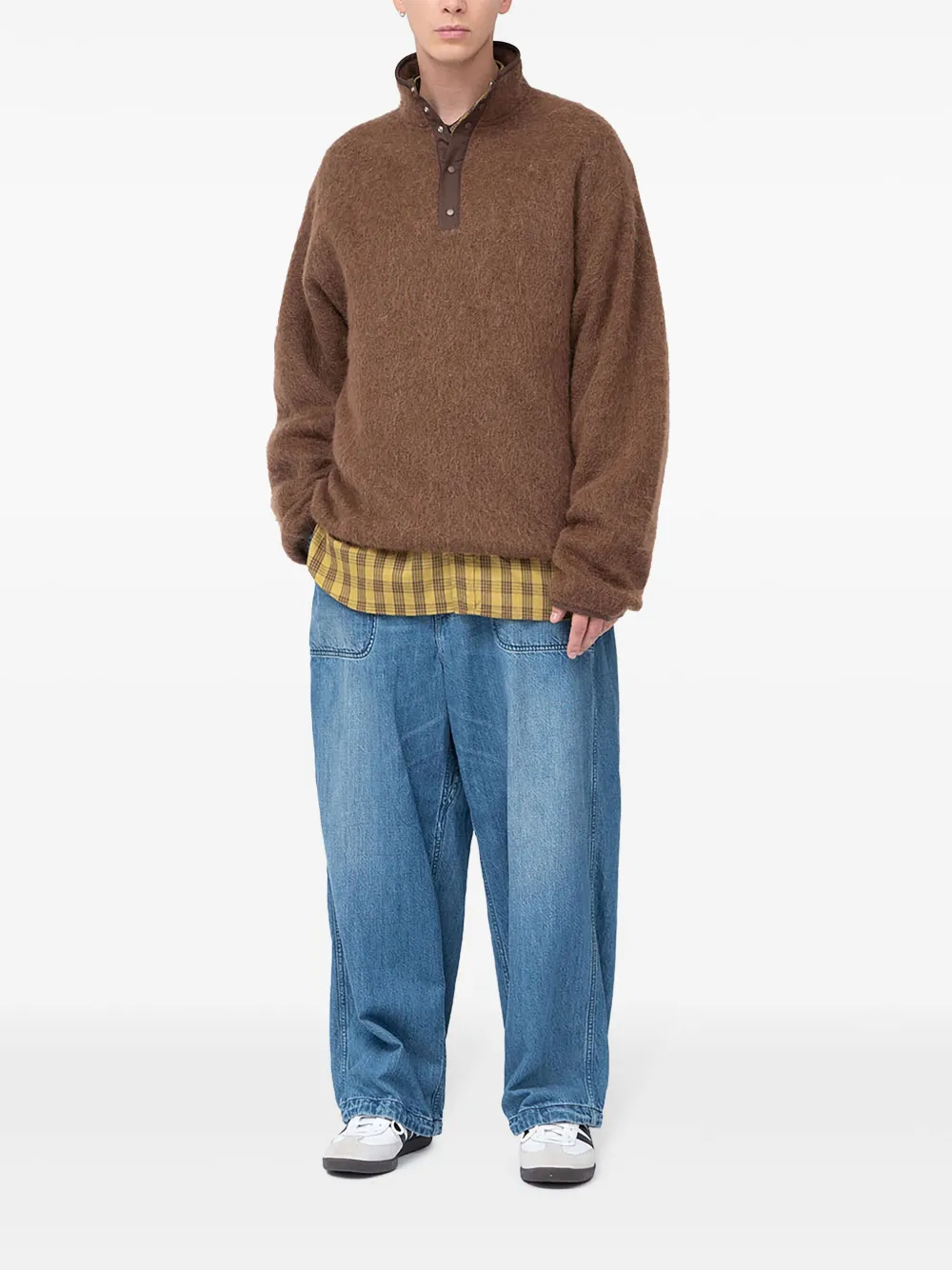 Nanamica Pullover trui - Bruin