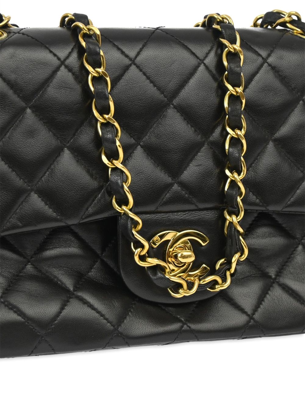 Affordable HOT SALE CHANEL 1992 small Double Flap shoulder bag Women