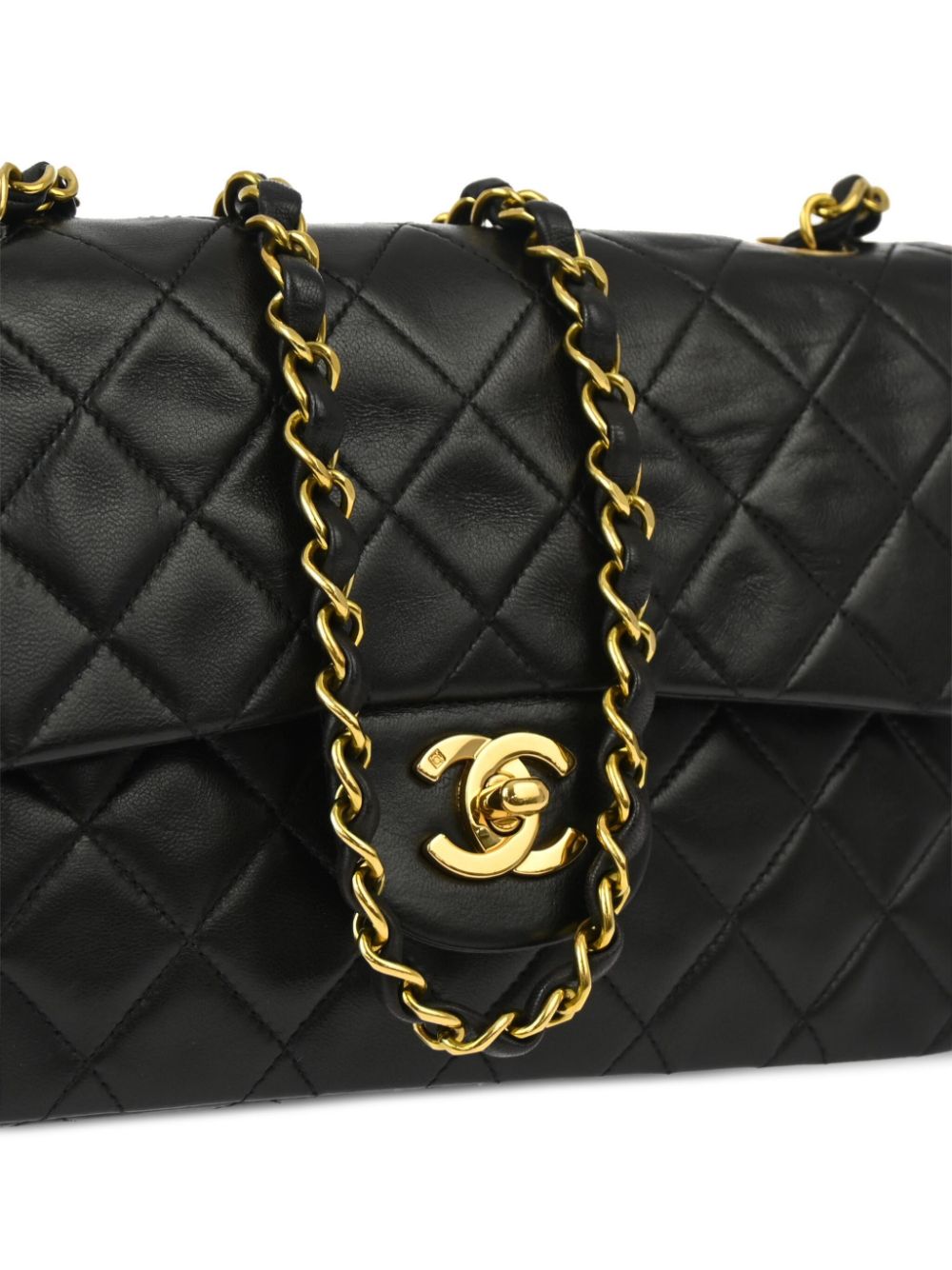 Affordable HOT SALE CHANEL 1995 small Double Flap shoulder bag Women