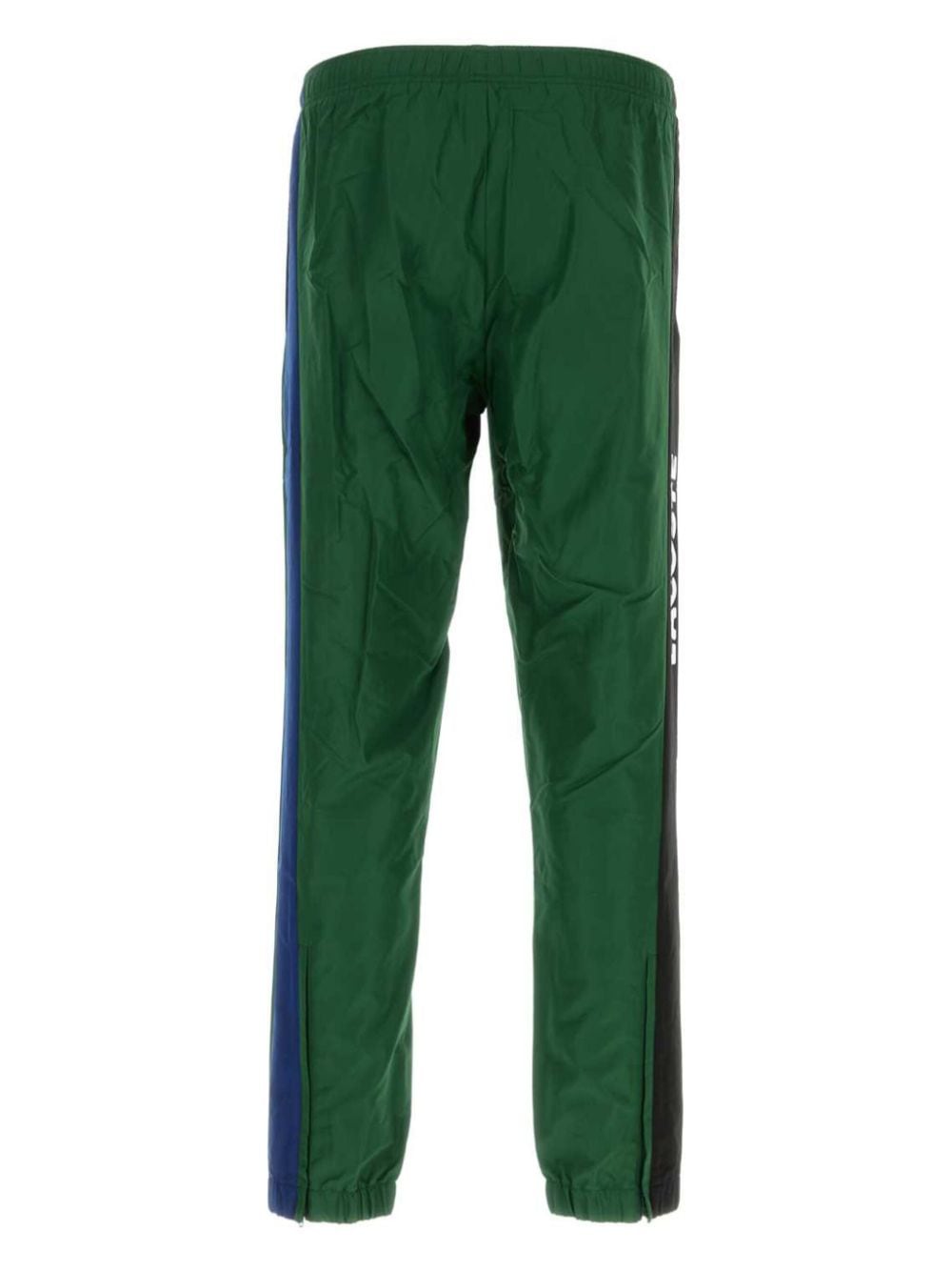 Shop Lacoste Side-stripe Track Pants In Green