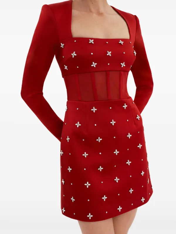 REBECCA VALLANCE x Nicky Hilton ワンピース Carmella 987633 Rebecca Vallance x Nicky Hilton Carmella Mini Dress | Red