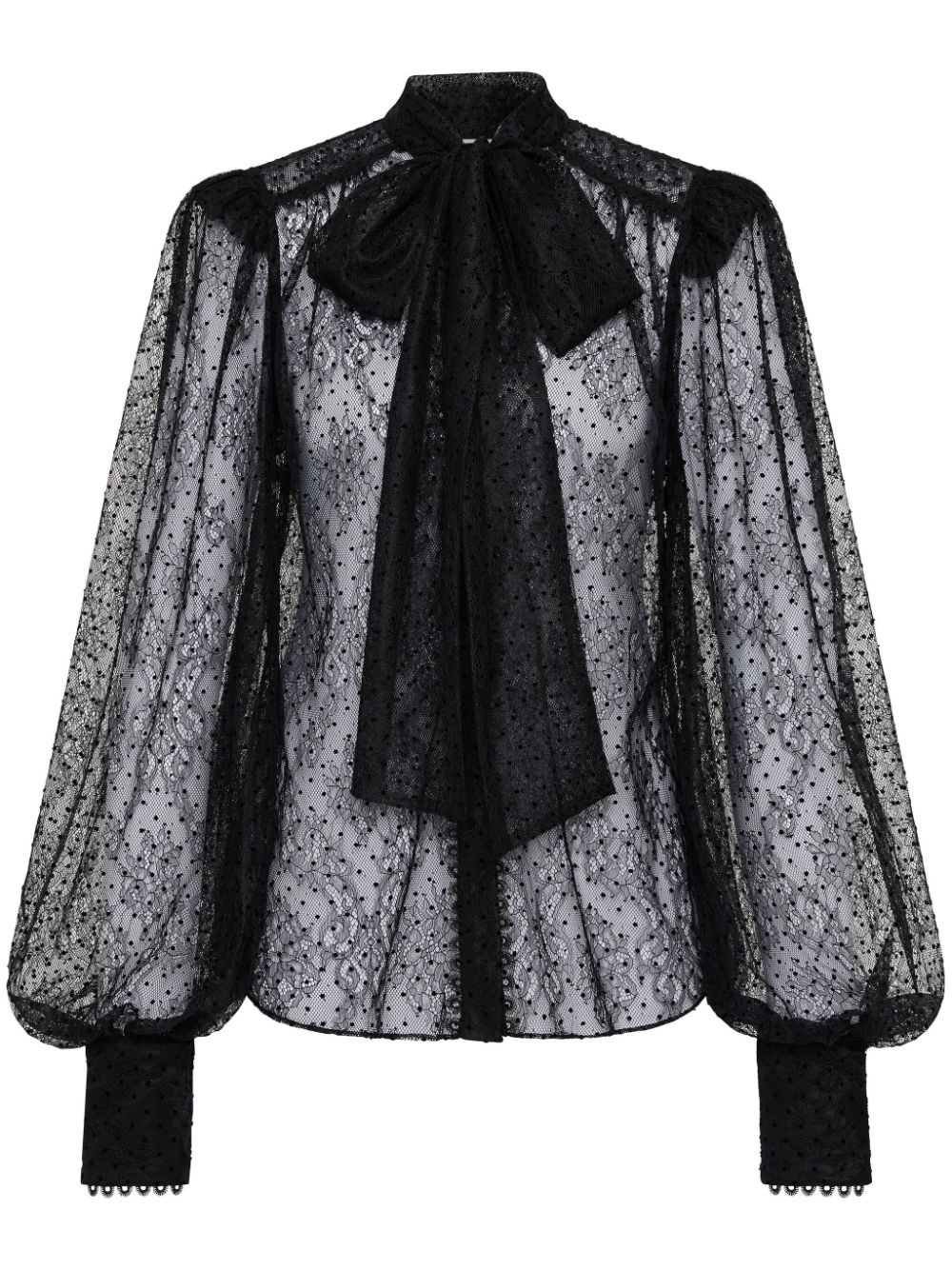 Ethel semi-sheer blouse