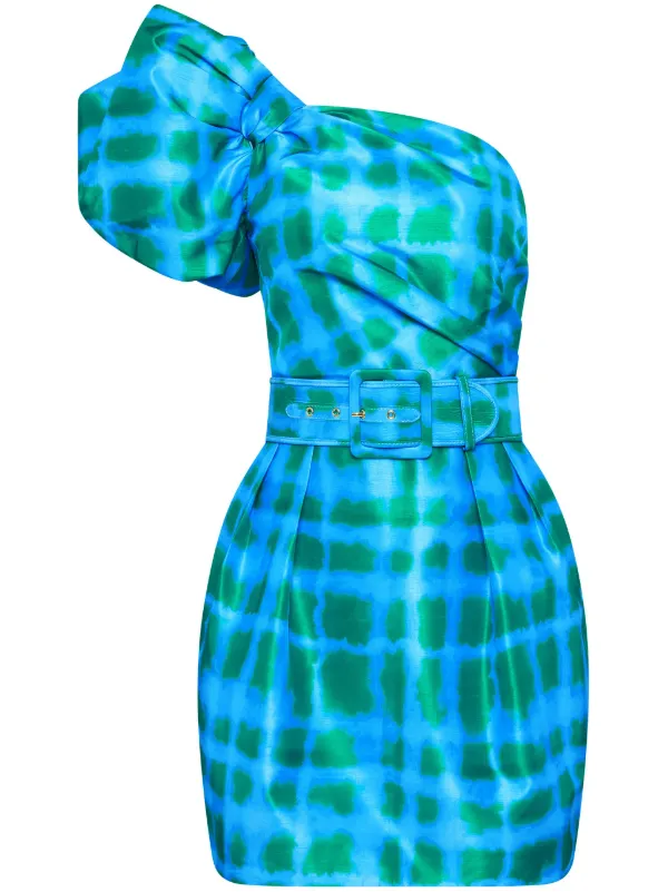 【完売間近！】REBECCA VALLANCE / セラフィナ ミニドレス Rebecca Vallance Serafina ミニドレス | ブルー | FARFETCH JP
