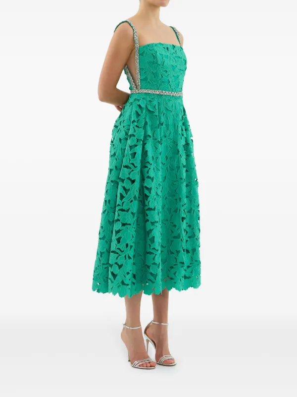 Rebecca Vallance Eden Midi Dress | Green | FARFETCH