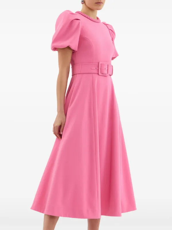 Rebecca Vallance Rosita Midi Dress | Pink | FARFETCH