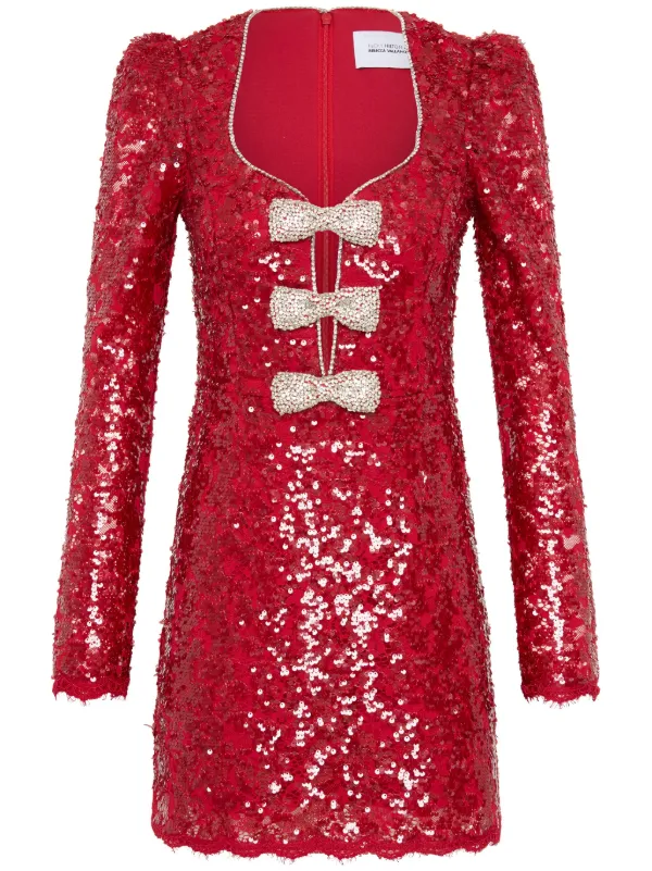国内発| REBECCA VALLANCE x NICKY HILTON Leyla ミニドレス Rebecca Vallance x Nicky Hilton Leyla Mini Dress | Red