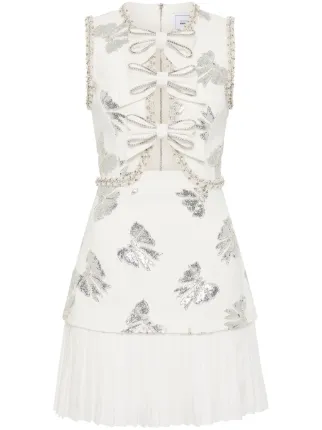 Rebecca Vallance x Nicky Hilton Valor Mini Dress | White