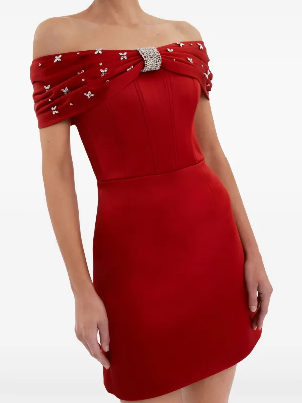 Rebecca Vallance x Nicky Hilton Carmella Mini Dress | Red