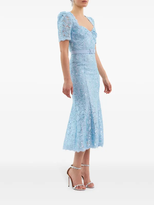 Rebecca Vallance x Nicky Hilton Leyla Midi Dress | Blue