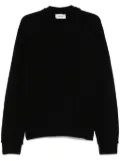 atomo factory layered-edge sweater - Black