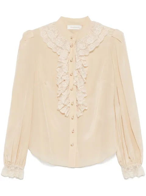 ZIMMERMANN ruffled-trim blouse