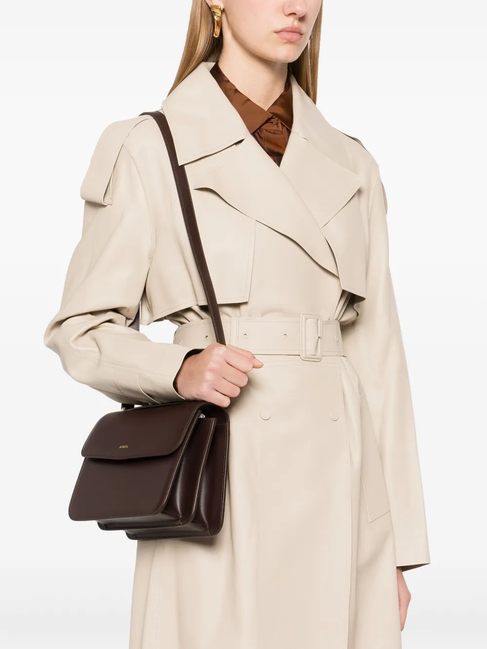 AGNEEL Bella shoulder bag - Bruin