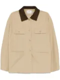 b+ab patch pocket shirt jacket - Neutrals