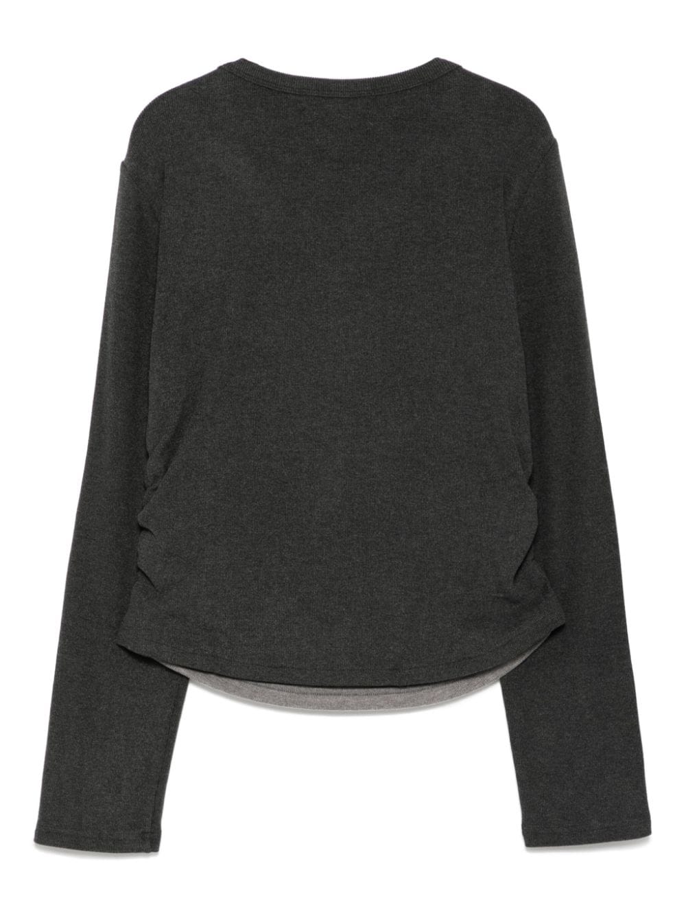 b+ab Gelaagde sweater - Grijs