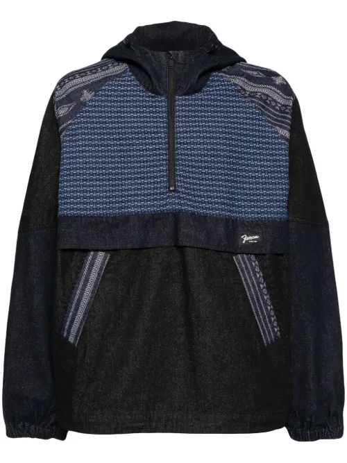 Veste en jean à col zippé - FIVE CM - Modalova