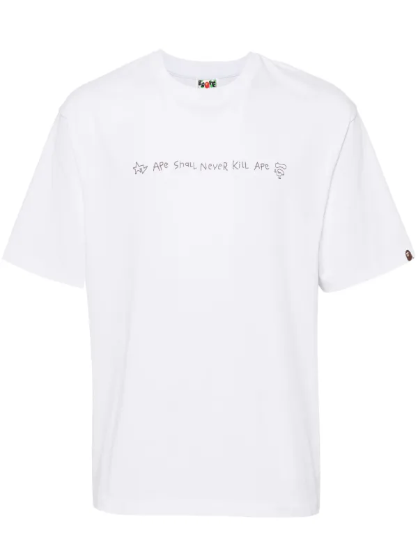 A BATHING APE® ロゴ Tシャツ | ホワイト | FARFETCH JP