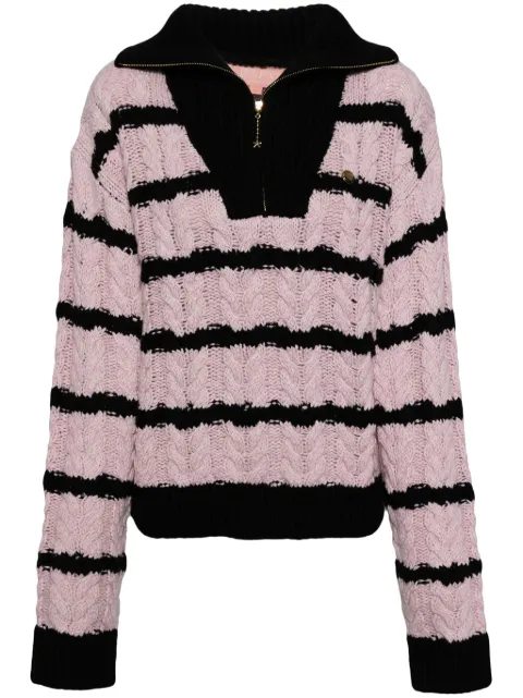 BAPY BY *A BATHING APE® striped half-zip jumper