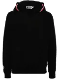 A BATHING APE® logo patch hoodie - Black