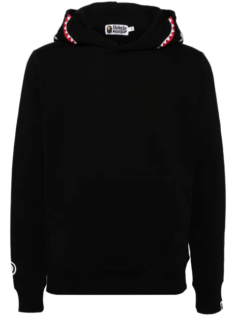 A BATHING APE® logo patch hoodie