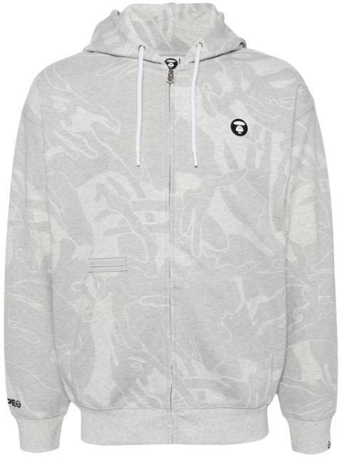 AAPE BY *A BATHING APE Moonface logo hooded jacket Men