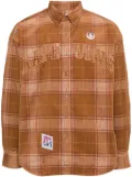 AAPE BY *A BATHING APE® logo-patch shirt - Brown